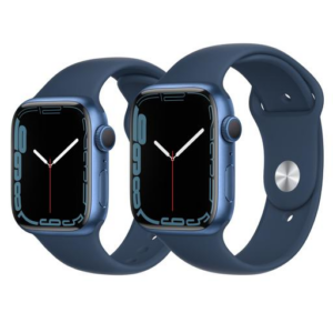 Apple Watch Series 7 - Blue Aluminium Case - Abyss Blue Sport Band - Regular