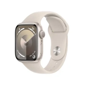 Apple Watch Series 9 45mm Starlight Aluminium Case with Starlight Sport Band
