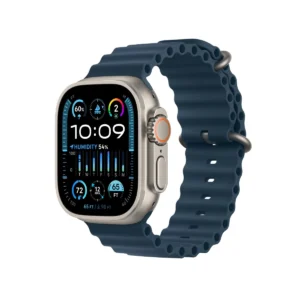 Apple Watch Ultra 2 Titanium Case with Blue Ocean Band